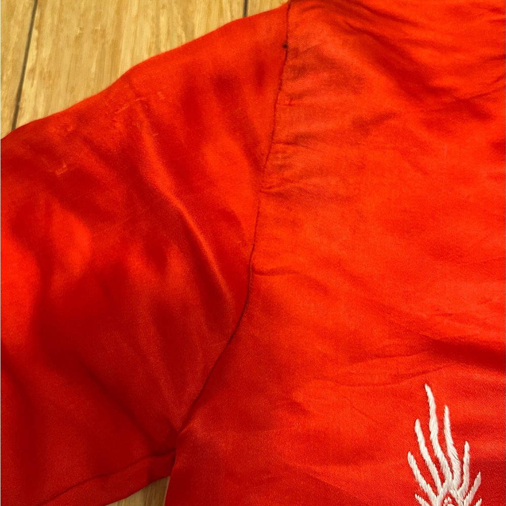 1920’s/ 30’s Beach Pajama Embroidered Top S/ Xs - image 5